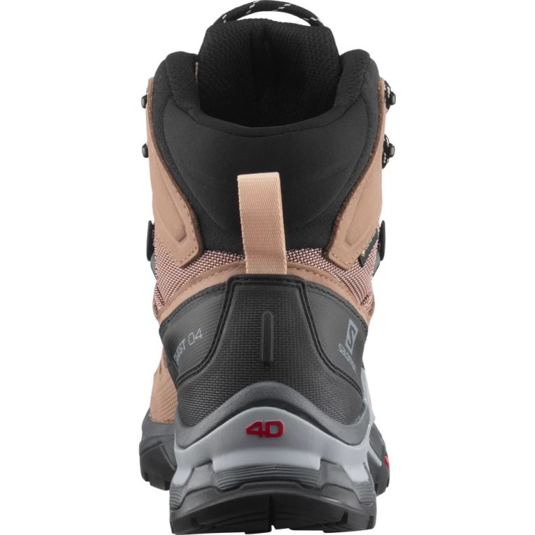 Botas Montaña Salomon Quest 4 GTX Mujer Marrom Negros | MX UCEP504